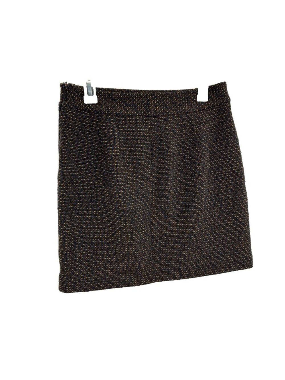 LOFT Womens Petite Tweed Mini Skirt Multicolor Lined Career Size 6P - Picture 3 of 5